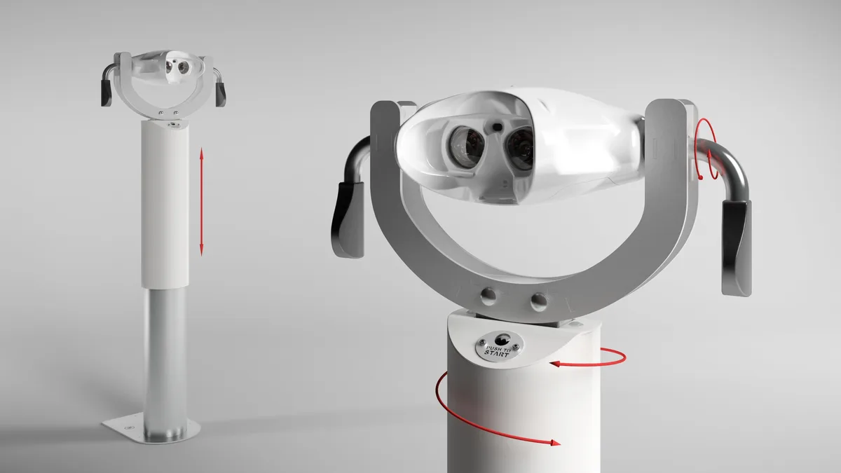 Mira V3 by 4D-Scope — vue technique avec annotations